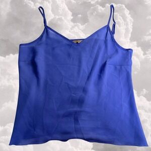 Vintage Sheer Whimsy Grunge Blue 90s Tank Top